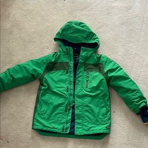 Lands End Green Kids Hooded Jacket
